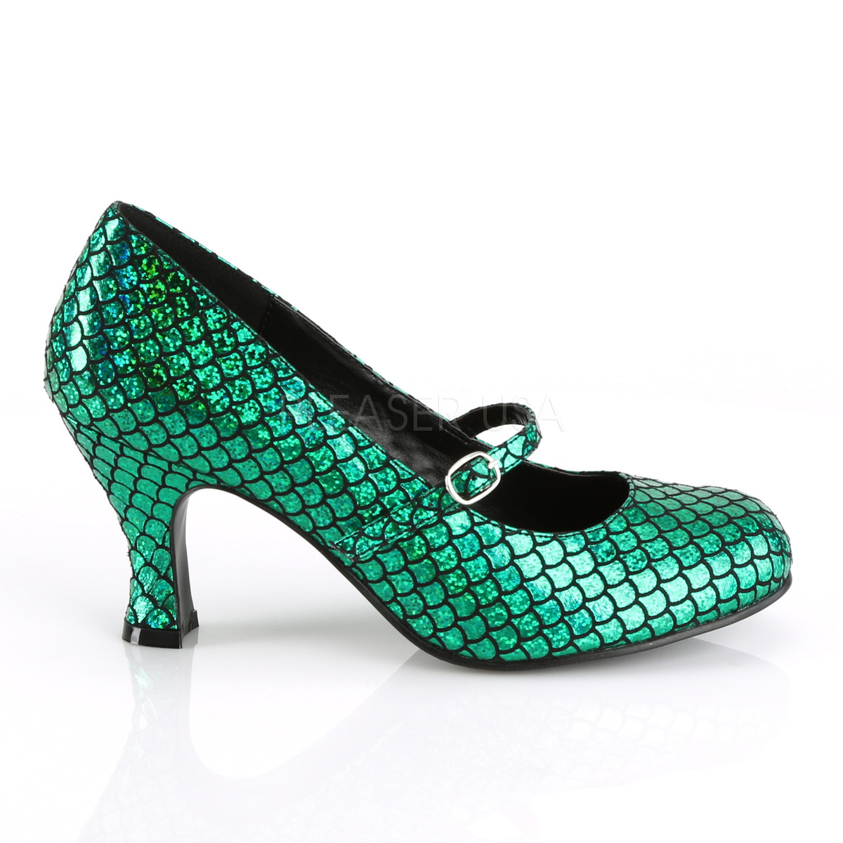 green mermaid shoes