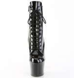 ADORE-1020BLG 18 cm pleaser hoge hakken boots plateau glitter zwarte