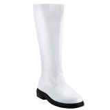 CAPTAIN-100 white captain boots cosplay halloween mens boots