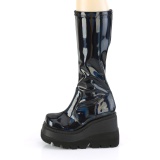 Hologram 11,5 cm SHAKER-65 demoniacult knee boots wedges platform