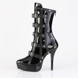 Kunstleer 13,5 cm INDULGE-1038 stiletto high heels enkellaarzen