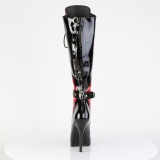 Lak 13,5 cm high heels pleaser laarzen met plateau