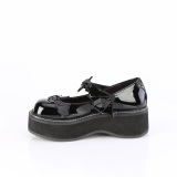 Lakleer 5 cm EMILY-23 emo maryjane schoenen met gesp