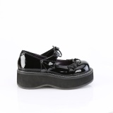 Lakleer 5 cm EMILY-23 emo maryjane schoenen met gesp