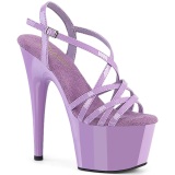 Lavendel 18 cm ADORE-713 pleaser naaldhak sandalen damesschoenen