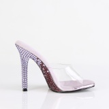 Lavendel mules 11,5 cm GALA-01DMM strass mules met naaldhak