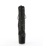 RAZZLE-1040WR - 20 cm platform high heels boots vegan zwarte