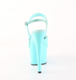 Turquoise 18 cm ADORE-709 pleaser sandalen hoge hakken dames