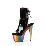 Vegan 18 cm ADORE-1018RC-02 open toe ankle boots