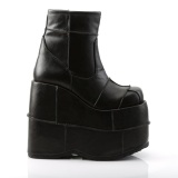 Vegan 18 cm STACK-201 heren enkellaarzen cyberpunk boots extreem plateau