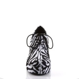 Zebra PIMP-02 heren pooier schoenen met goudvis aquarium hak